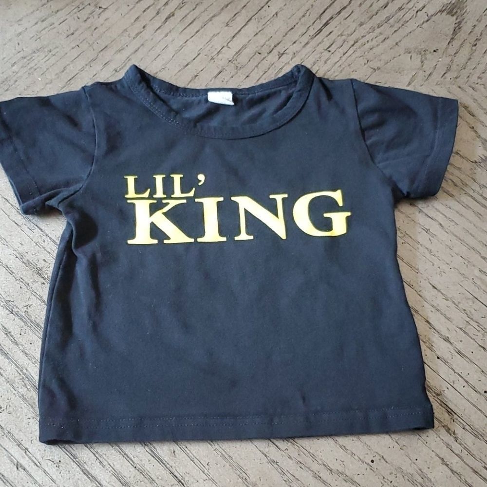 12-18 month lil king tshirt for boys